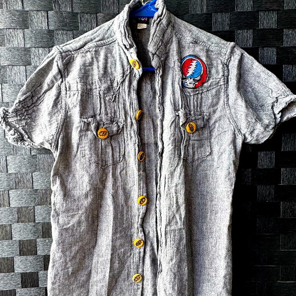 Grateful Dead Button Up Shirt Size L